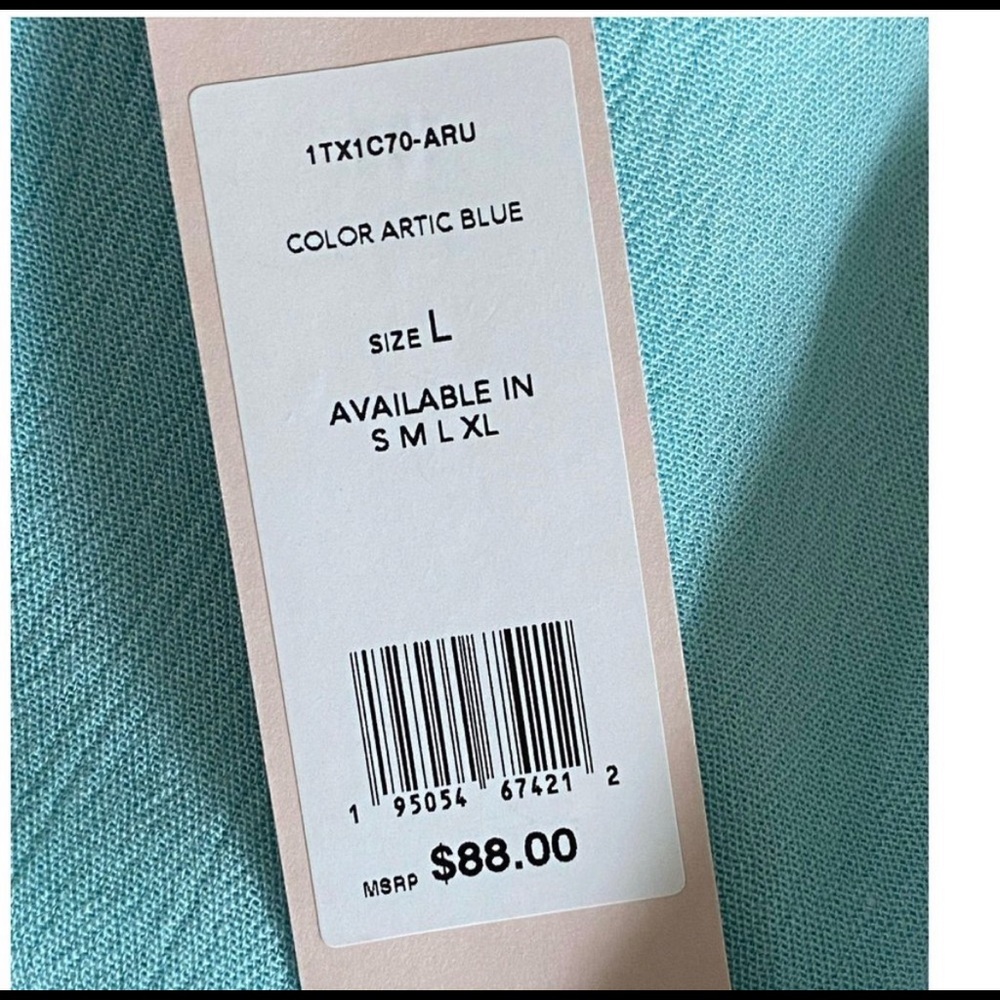 NWT BCBGeneration Ruffled Crossover Blouse - Picture 7 of 7